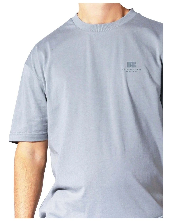 Brooklyn Oversize Tee in Ash Grey image 4