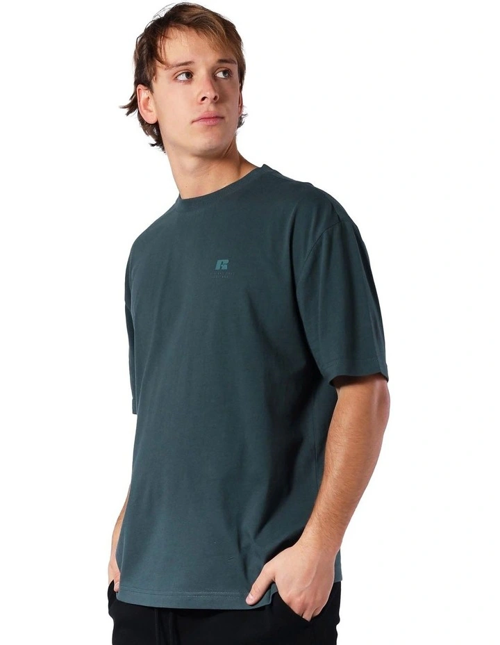 Brooklyn Oversize Tee in Hydro Green image 3
