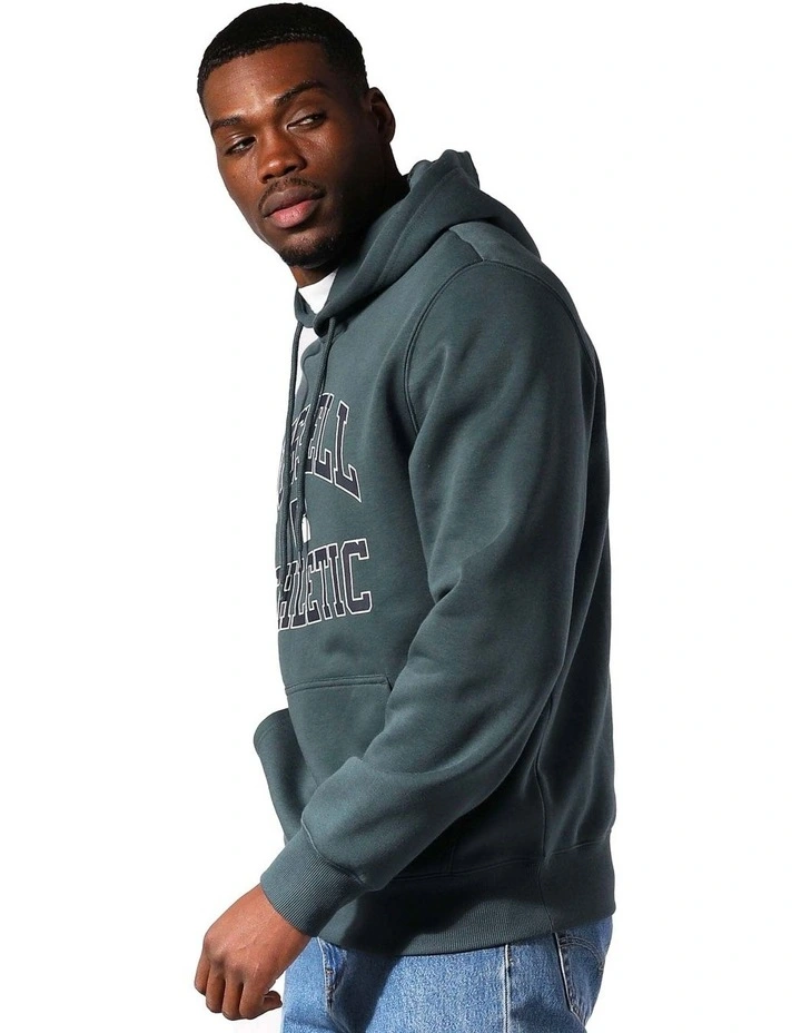Arch Logo Hoodie in Green image 3
