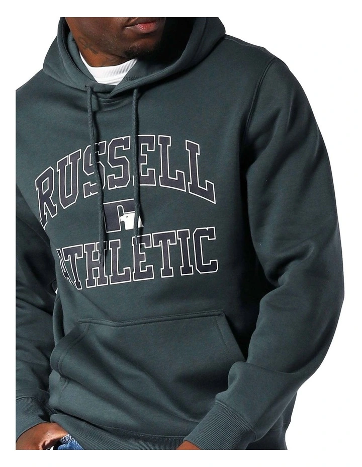 Arch Logo Hoodie in Green image 4
