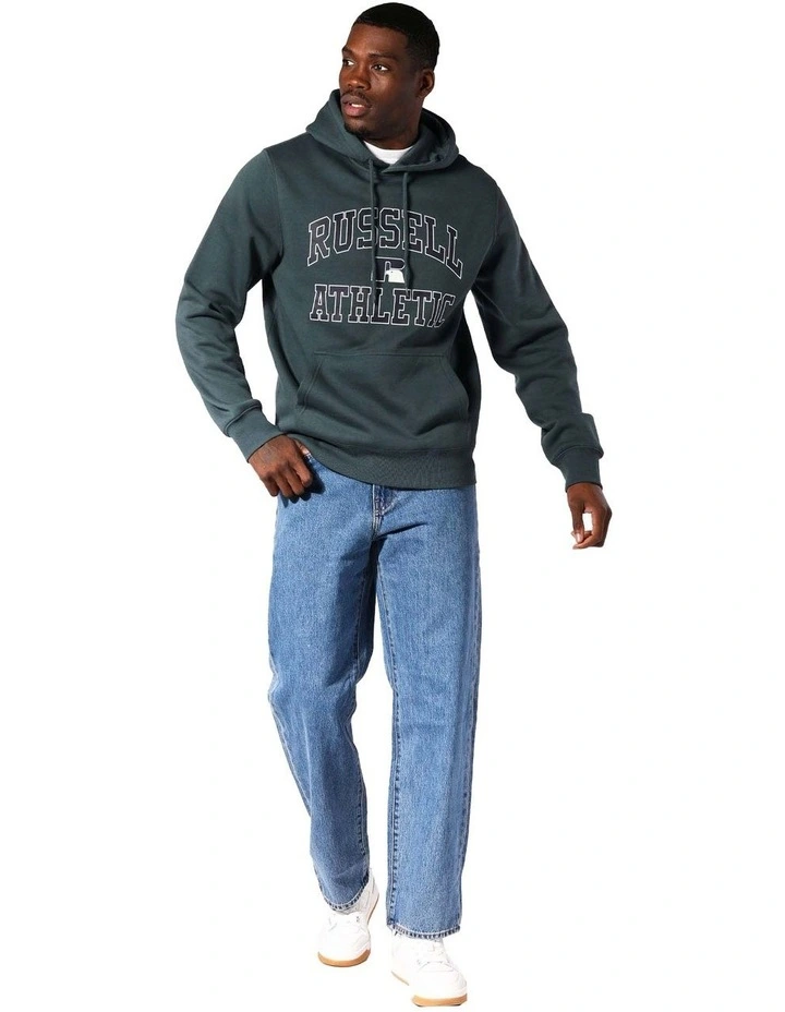 Arch Logo Hoodie in Green image 5