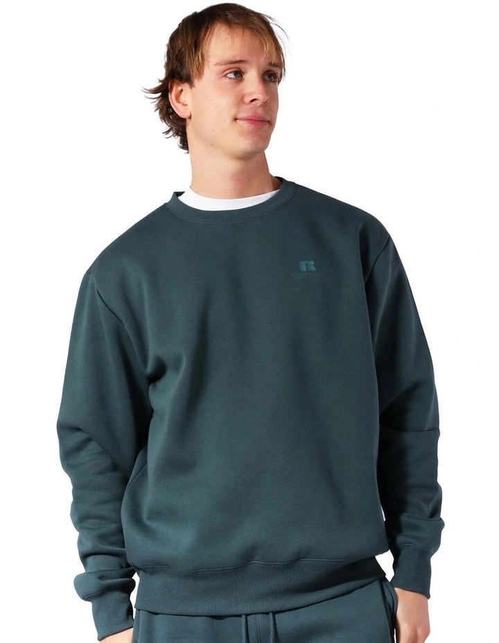 Brooklyn Crew Sweat in Green image 3