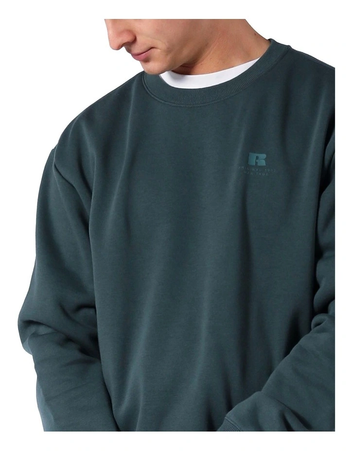 Brooklyn Crew Sweat in Green image 4