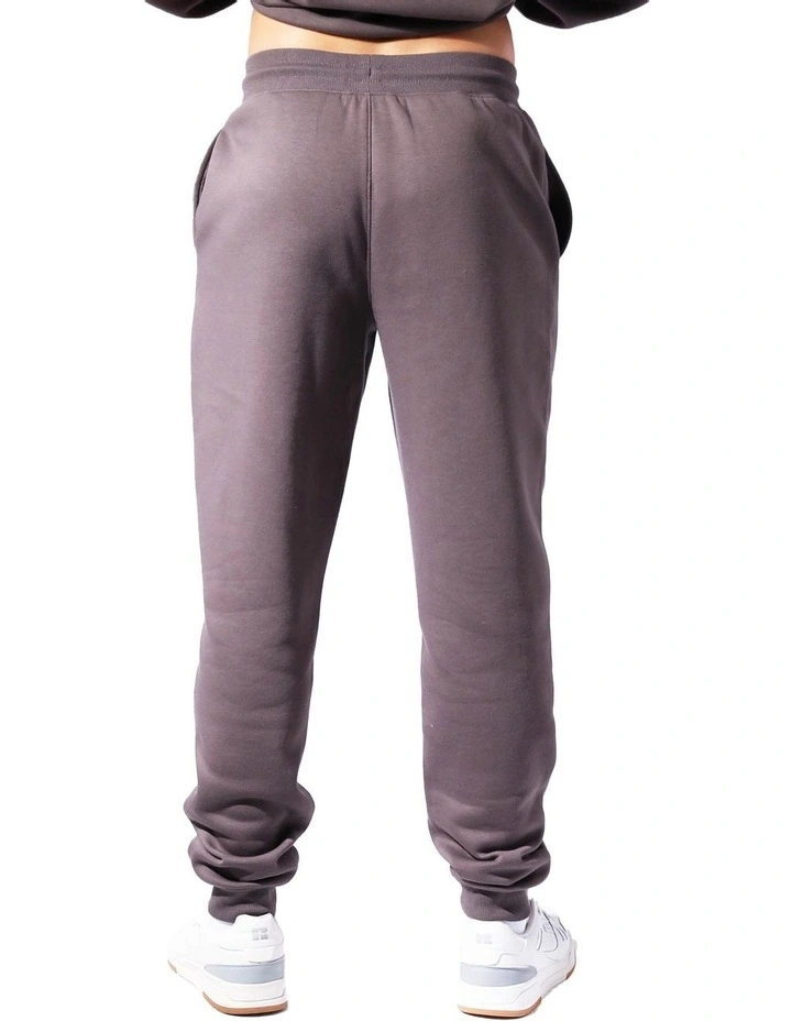 Brooklyn Cuffed Track Pants in Brown image 2