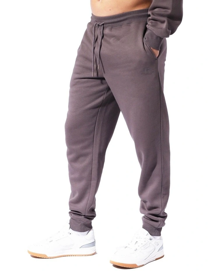 Brooklyn Cuffed Track Pants in Brown image 3