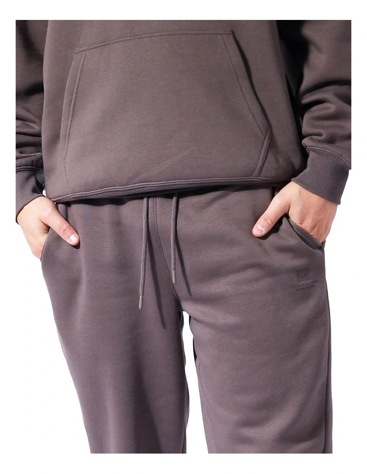 Brooklyn Cuffed Track Pants in Brown image 4