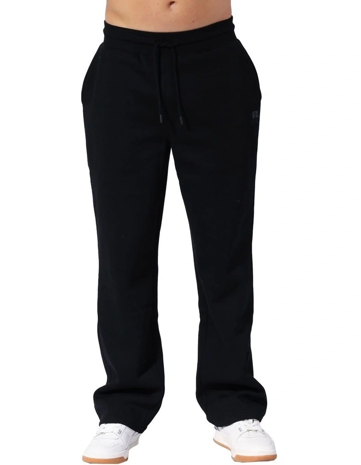 Brooklyn Straight Leg Trackpant in Black image 1