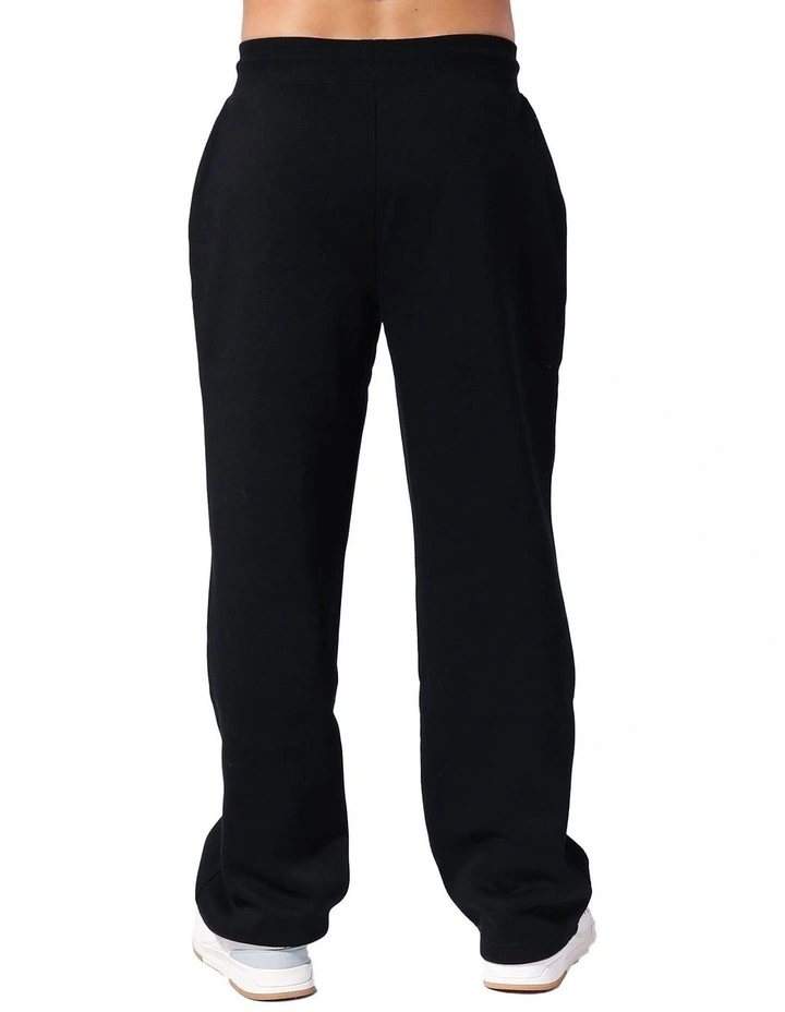Brooklyn Straight Leg Trackpant in Black image 2