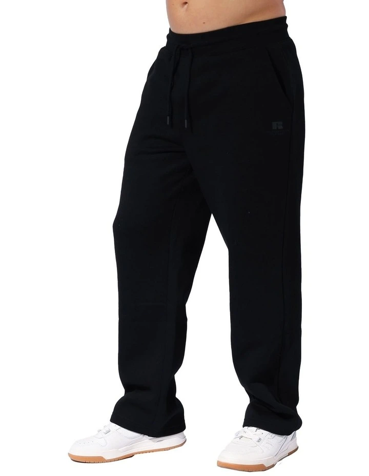 Brooklyn Straight Leg Trackpant in Black image 3