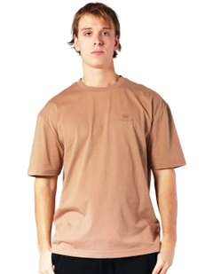 Brooklyn Oversize Tee in Caramel