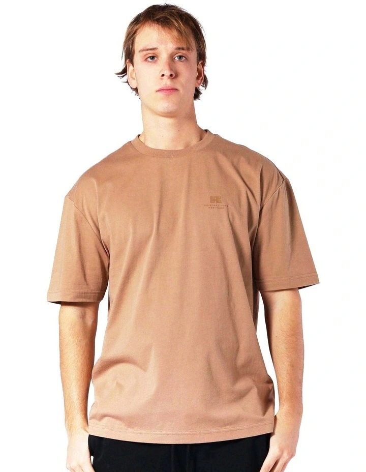 Brooklyn Oversize Tee in Caramel image 1