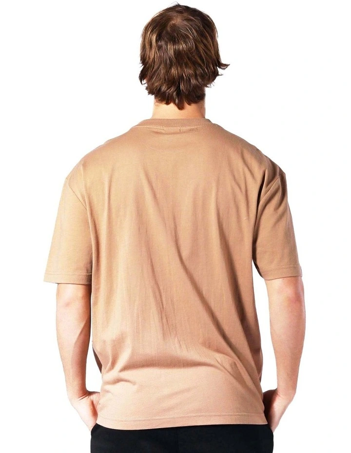 Brooklyn Oversize Tee in Caramel image 2