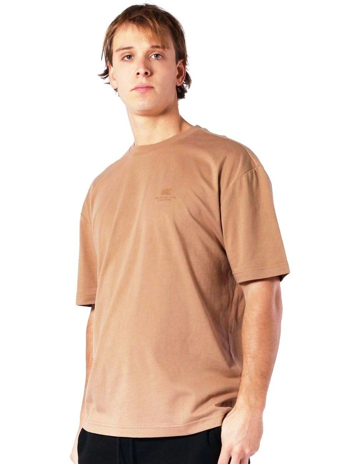 Brooklyn Oversize Tee in Caramel image 3