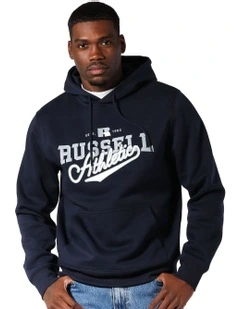 Brutalist Hoodie in Michigan Navy