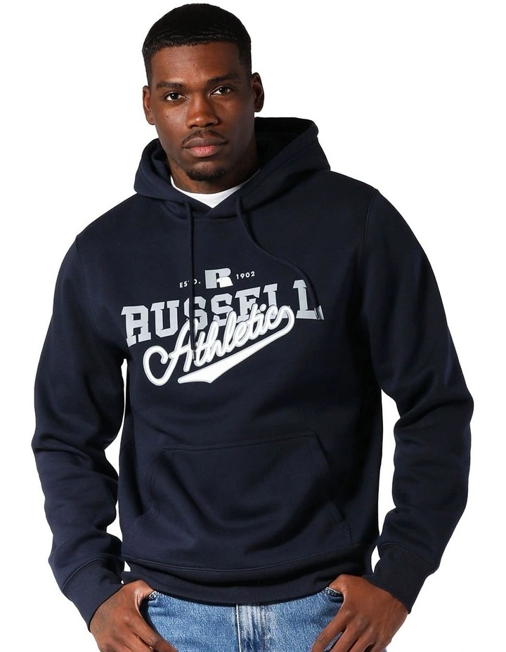 Brutalist Hoodie in Michigan Navy image 1
