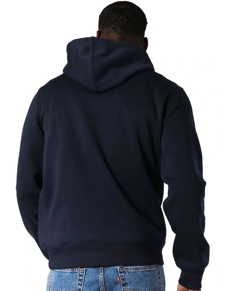 Brutalist Hoodie in Michigan Navy image 2