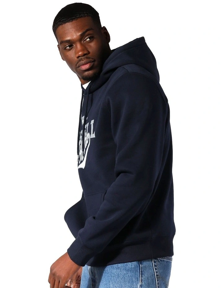 Brutalist Hoodie in Michigan Navy image 3