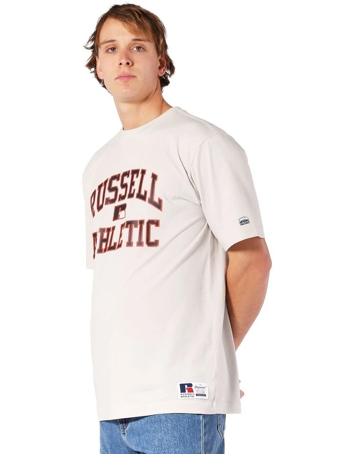 Eagle Arch Tee in Stone image 3