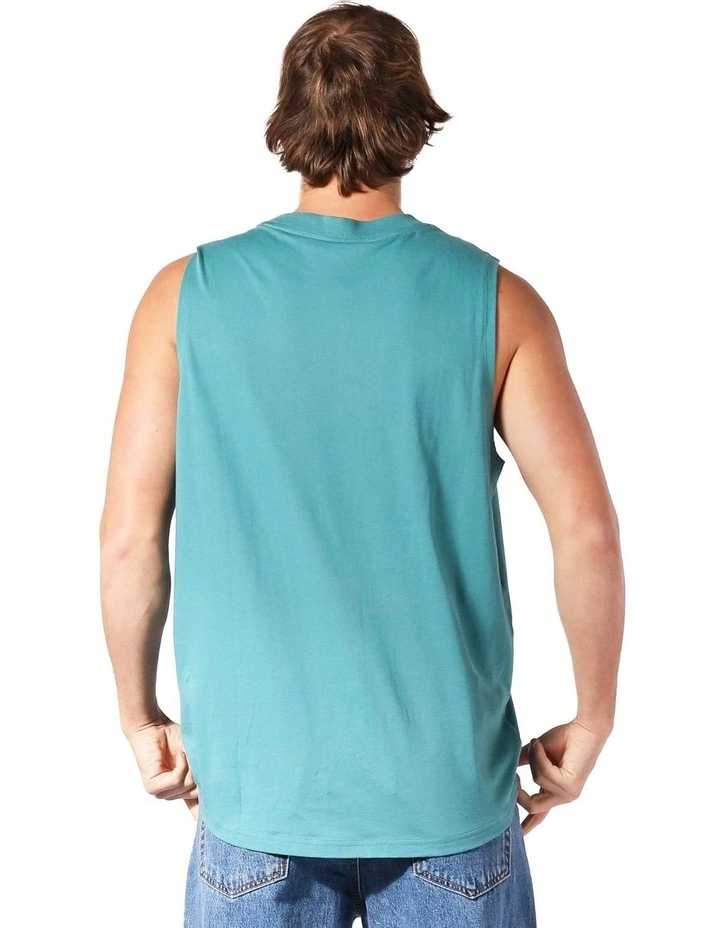 The Original Muscle Tank in Brittany Blue image 2