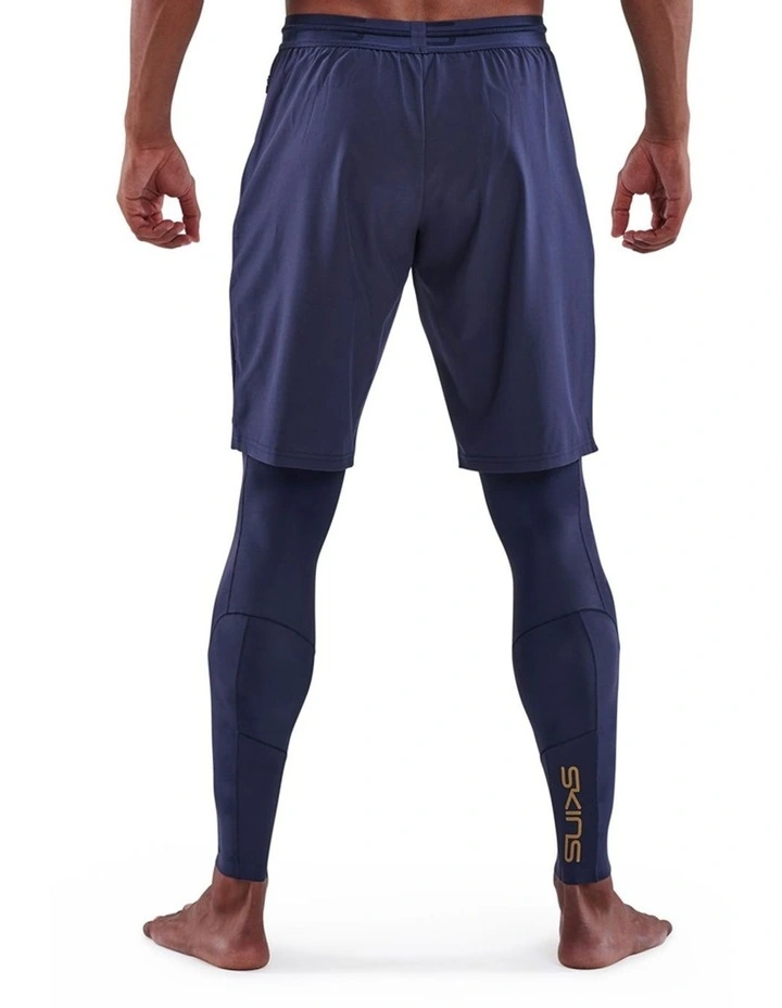 Travel And Recovery Long Tights in Navy image 2