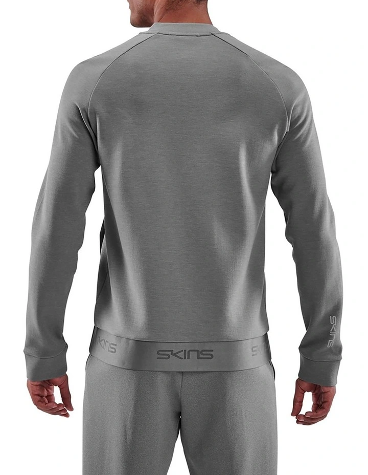 Series-3 Warm Up Jacket in Charcoal image 2