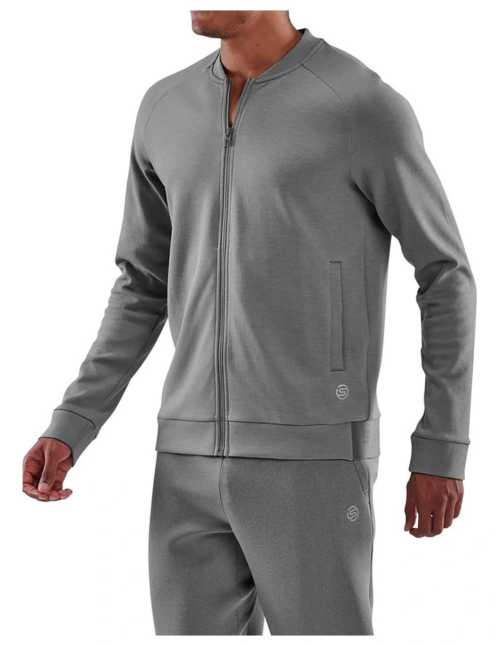 Series-3 Warm Up Jacket in Charcoal image 3