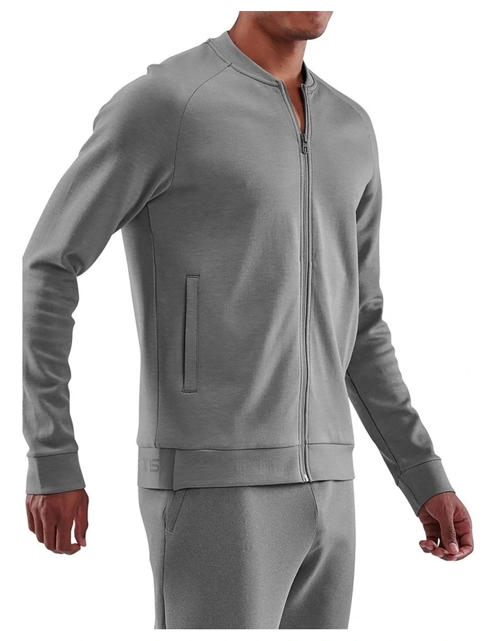 Series-3 Warm Up Jacket in Charcoal image 4