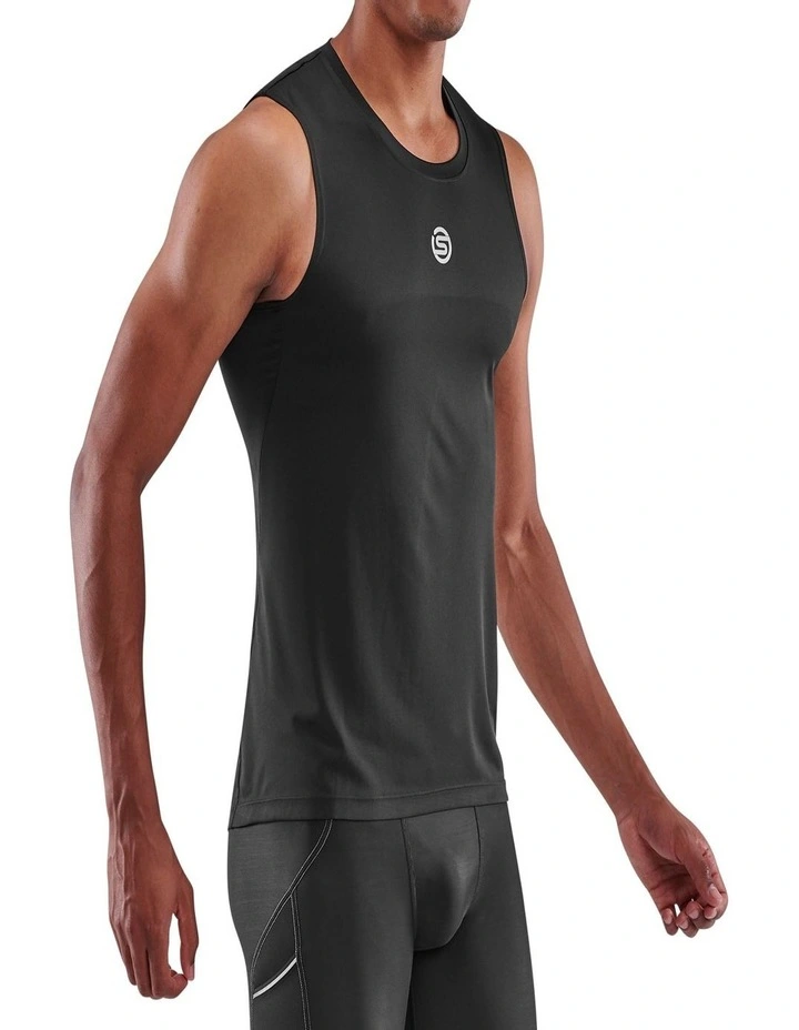 Series-3 Activewear Tank Top in Black image 3
