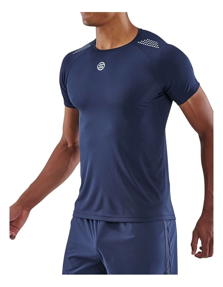 Series-3 Short Sleeve Top in Blue image 3