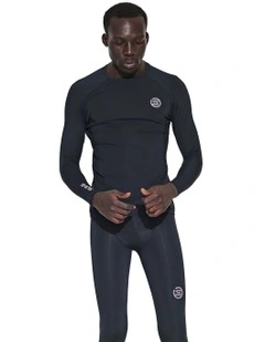 Gym Long Sleeve Top in Black