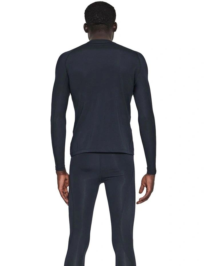 Gym Long Sleeve Top in Black image 2