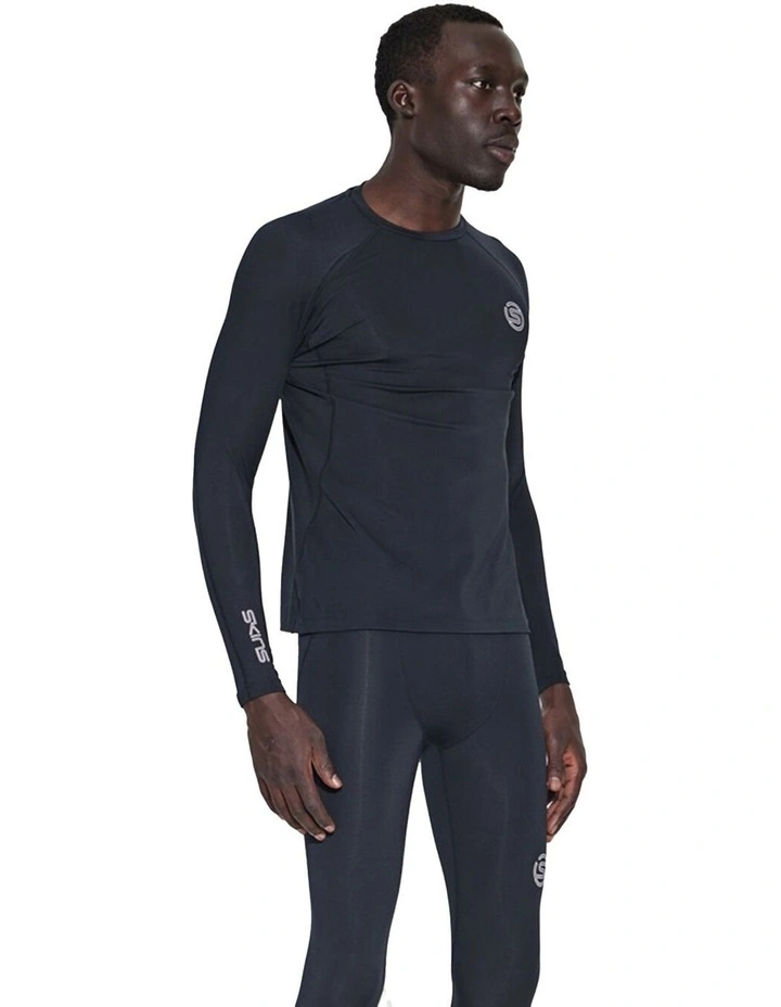 Gym Long Sleeve Top in Black image 3