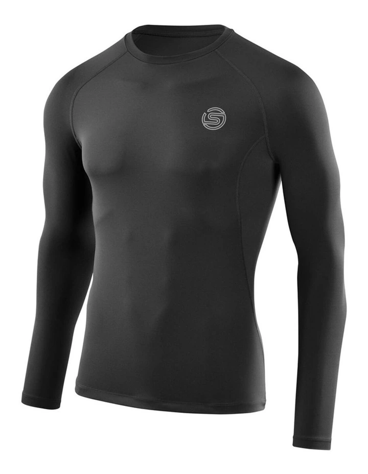 Gym Long Sleeve Top in Black image 4