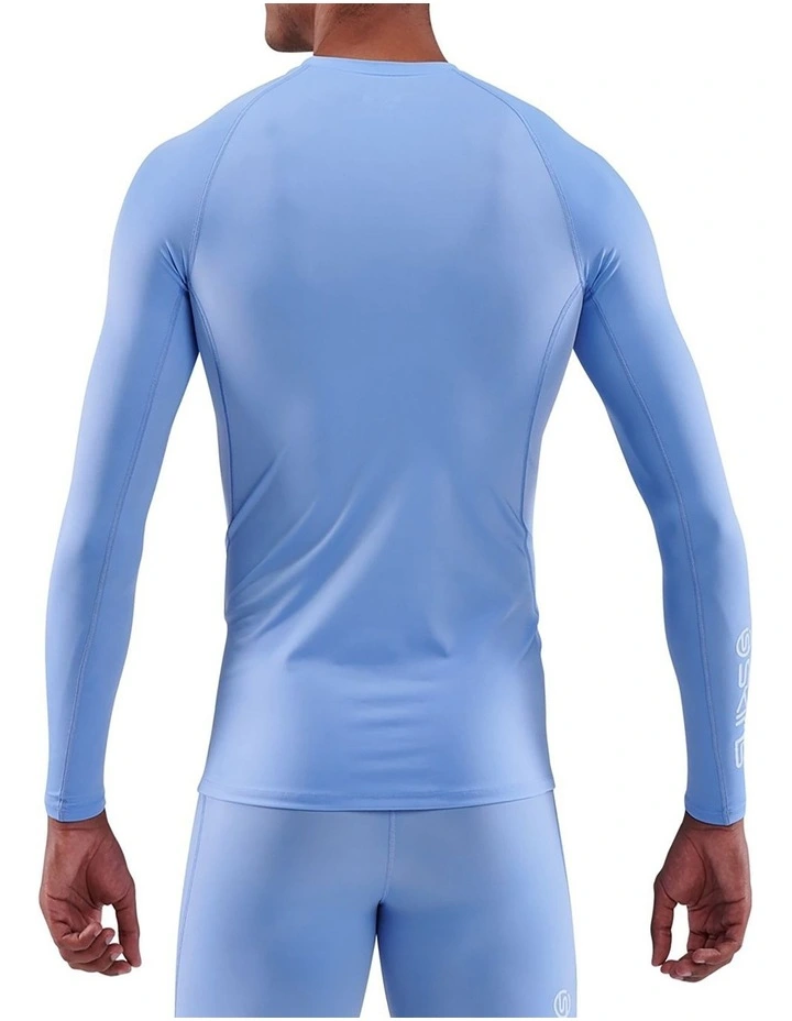 Active Long Sleeve Top in Sky Blue image 2
