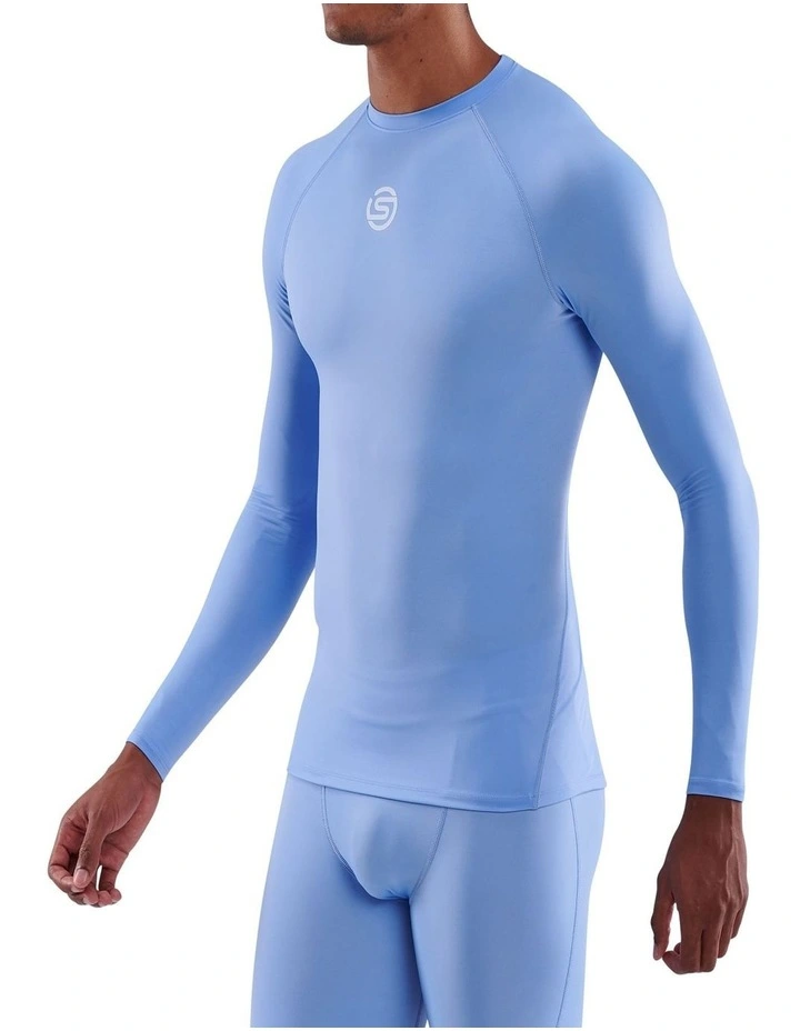 Active Long Sleeve Top in Sky Blue image 4