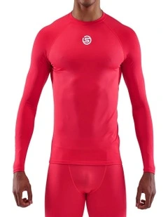 Gym Long Sleeve Top in Red