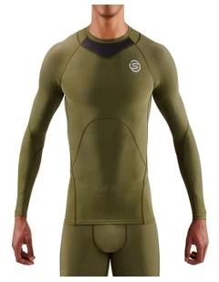 Gym Long Sleeve Top in Khaki