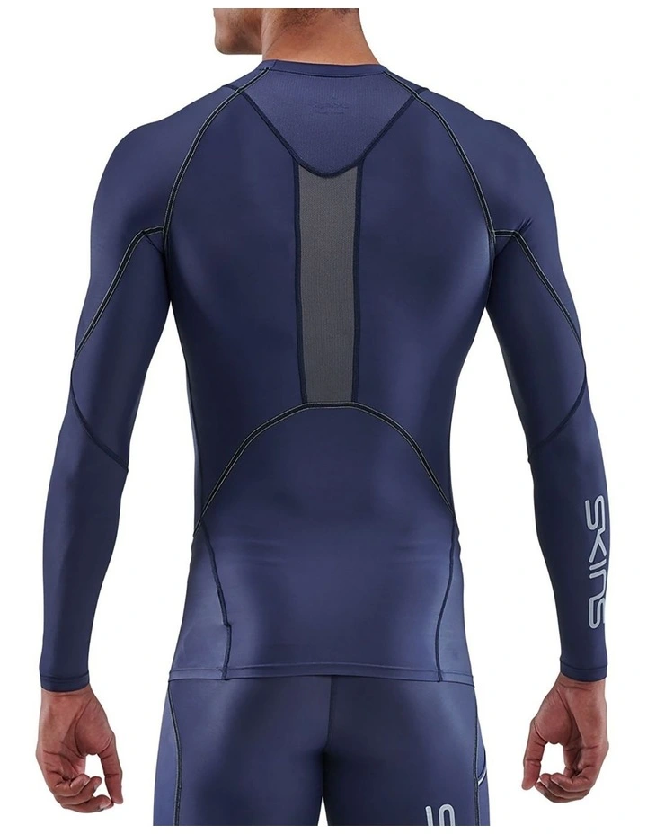 Gym Long Sleeve Top in Navy image 2