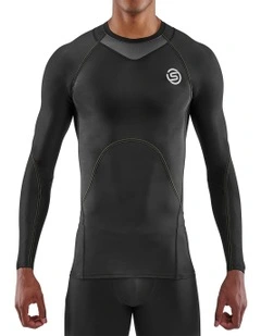 Gym Long Sleeve Top in Black