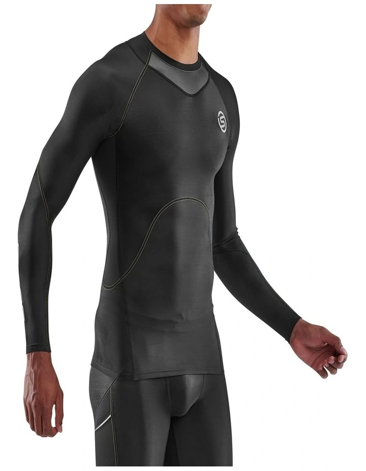 Gym Long Sleeve Top in Black image 3