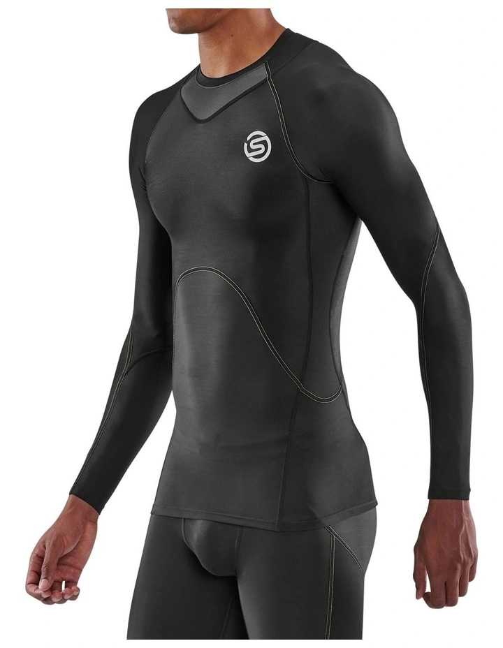 Gym Long Sleeve Top in Black image 4