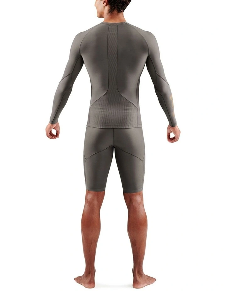 Active Long Sleeve Top in Charcoal image 2