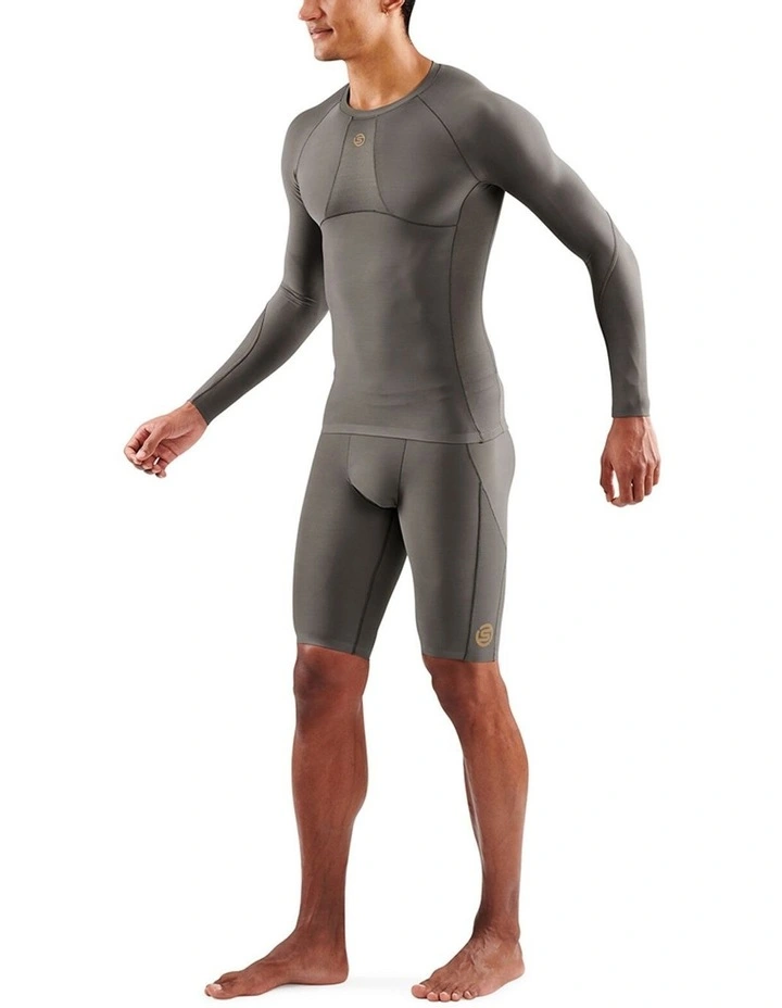 Active Long Sleeve Top in Charcoal image 4