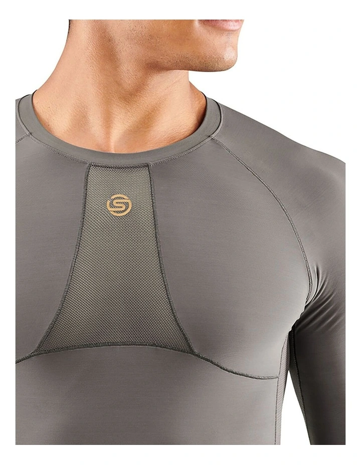 Active Long Sleeve Top in Charcoal image 5