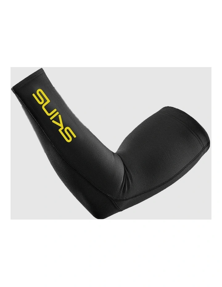 Cycling Activewear Compression Arm Warmer in Black image 2