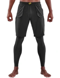 Series-5 Activewear Long Tight in Black