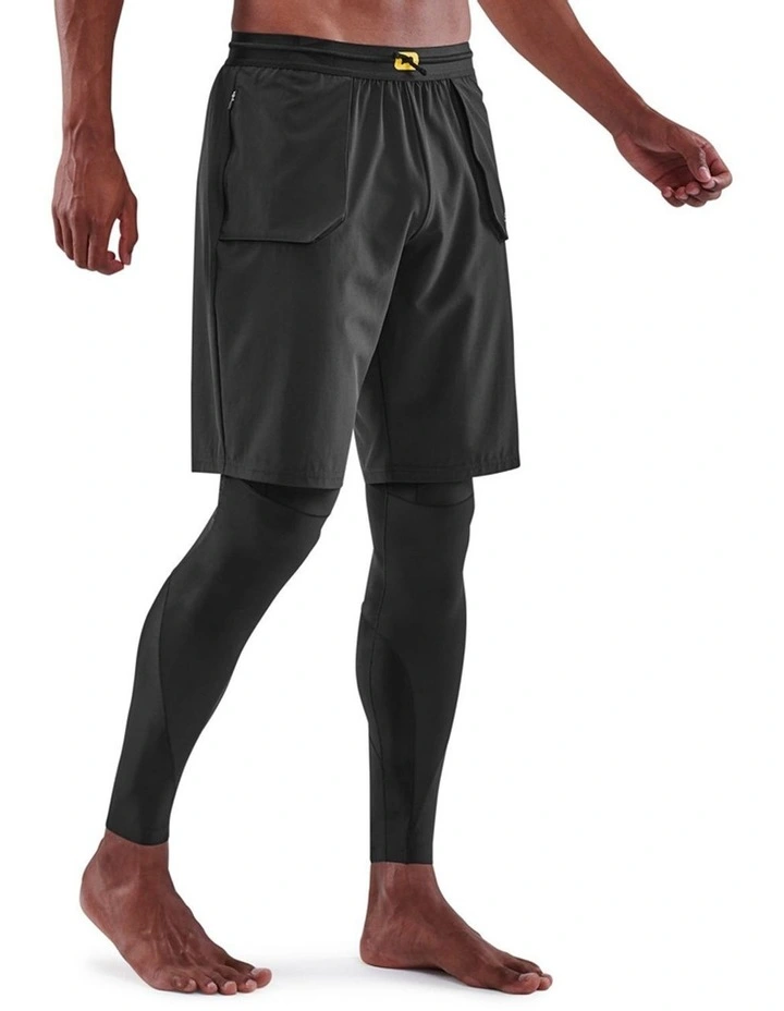 Series-5 Activewear Long Tight in Black image 3