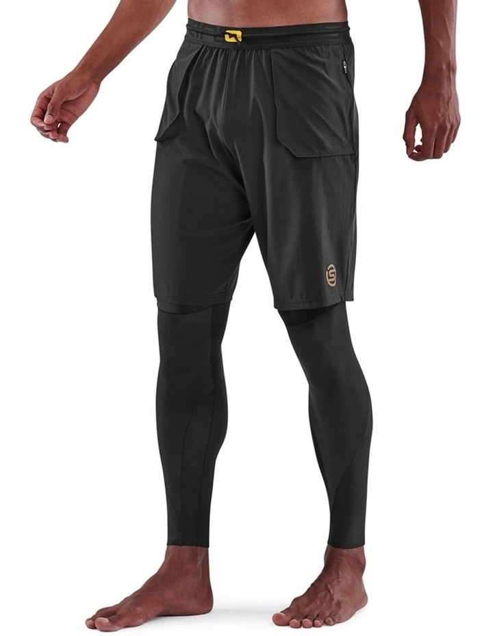 Series-5 Activewear Long Tight in Black image 4