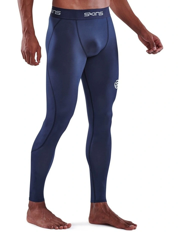 Series-1 Running Long Tight in Navy Blue image 3