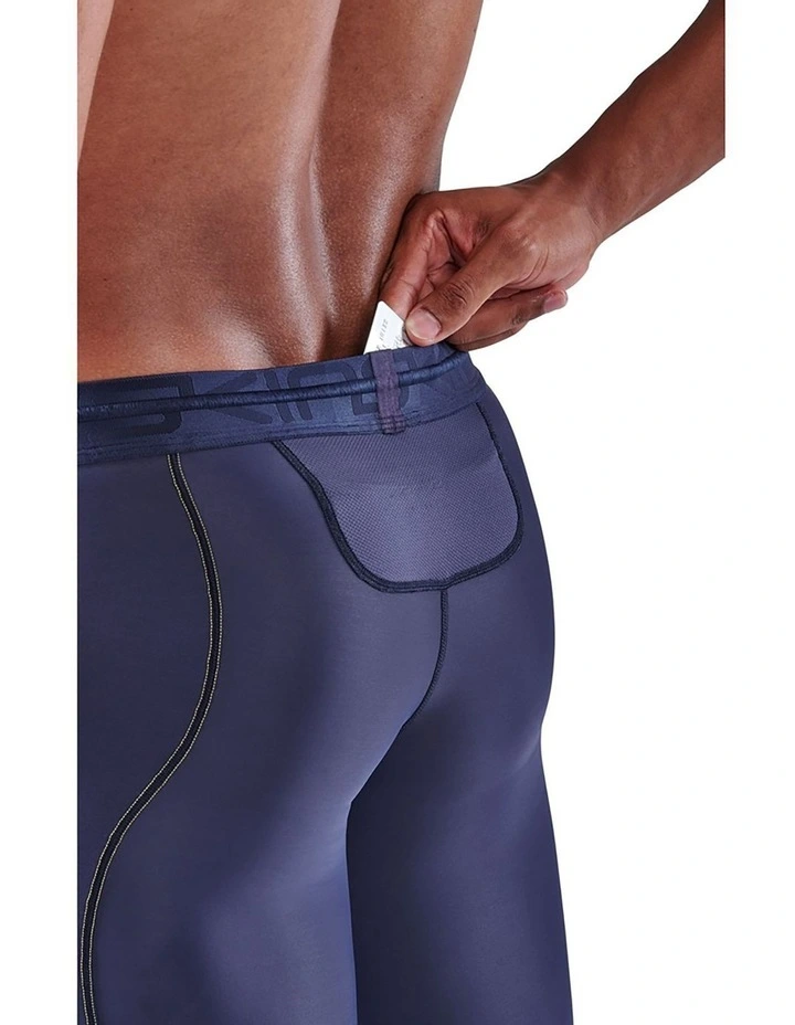 Series-3 Running/Gym Long Tight in Navy Blue image 5